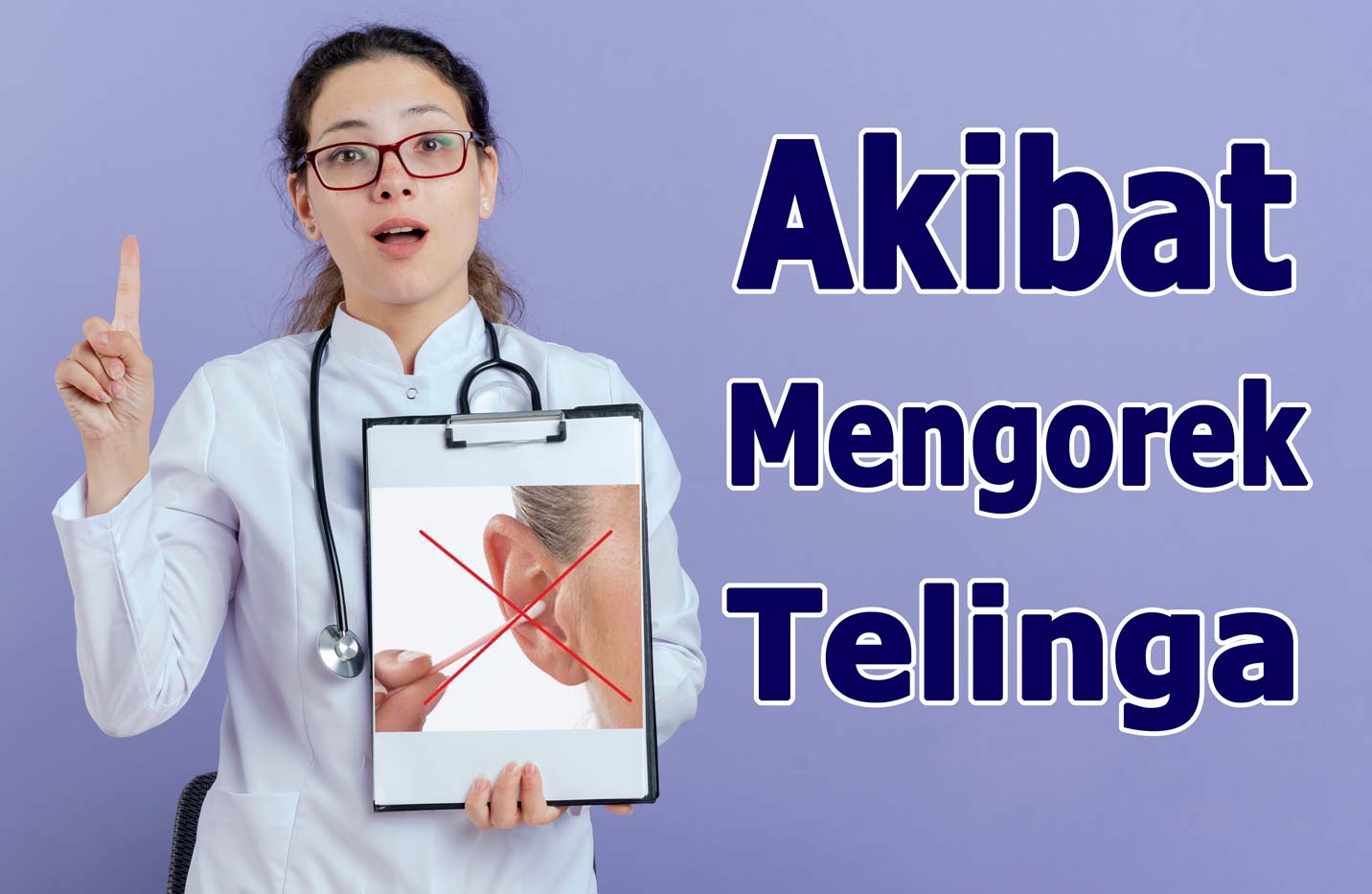 akibat mengorek telinga